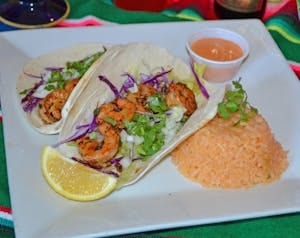 Shrimp Tacos.