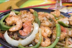Shrimp Fajitas.