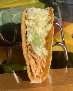 Chicken or Beef Hard Taco.