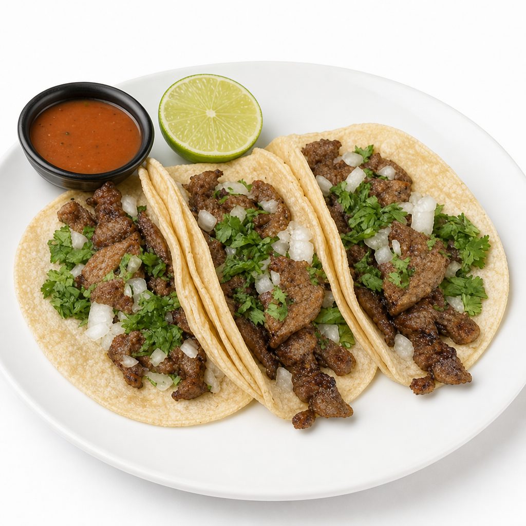 Tacos De Carne Asada.