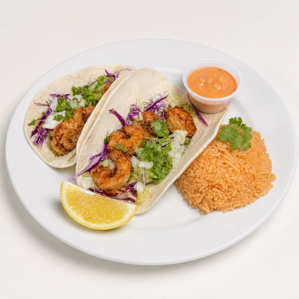 Shrimp Tacos.