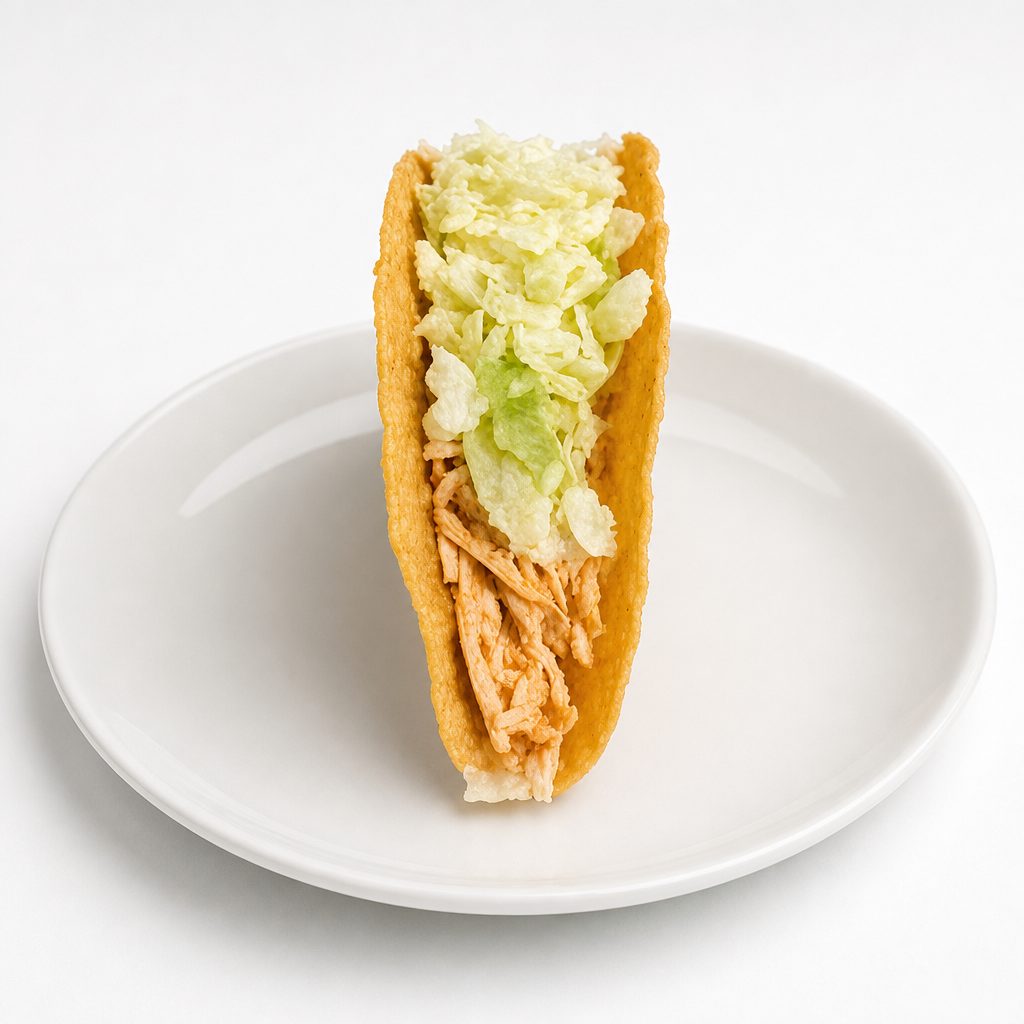 Chicken or Beef Hard Taco.