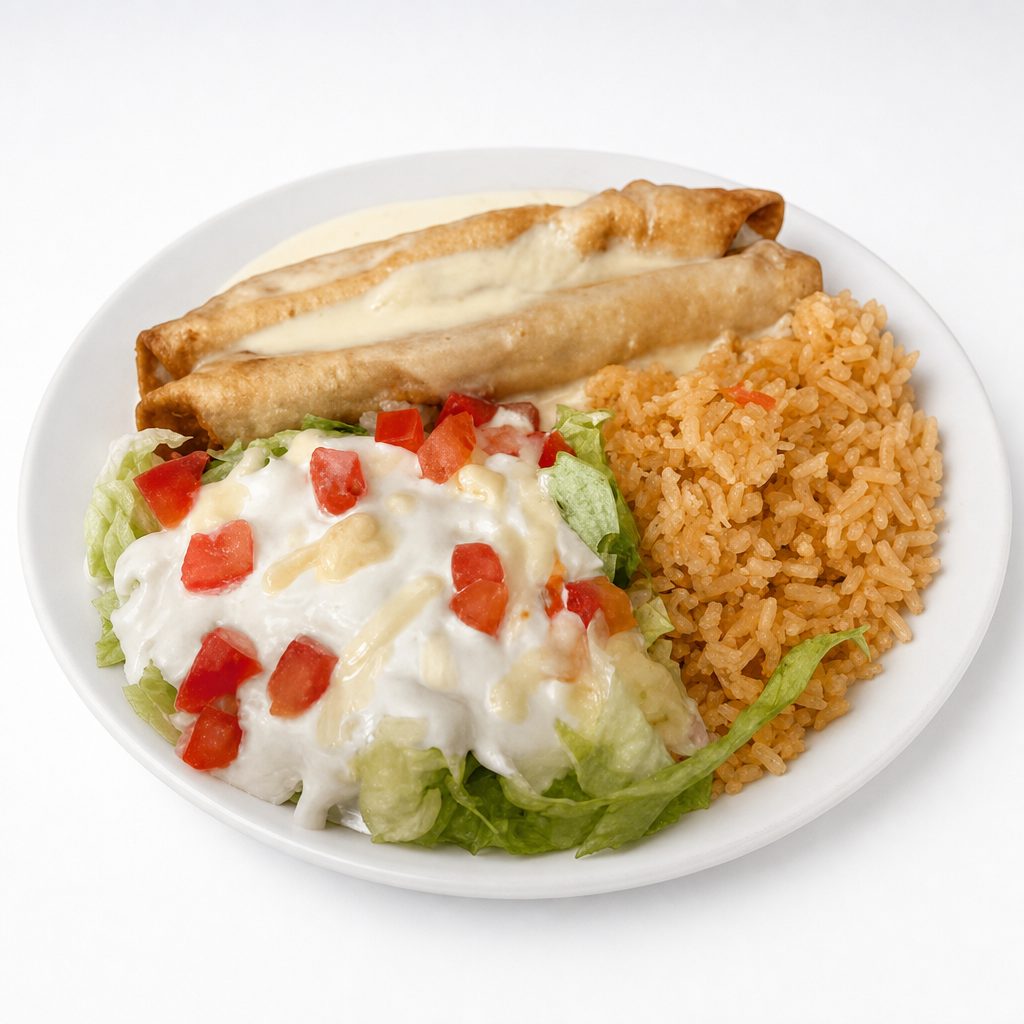 Chimichangas Dinner.