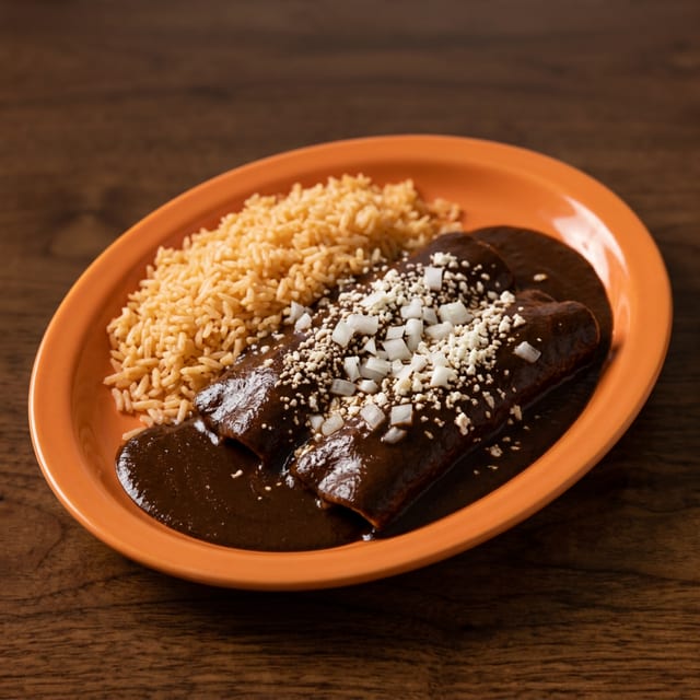 Enchiladas Poblanos.