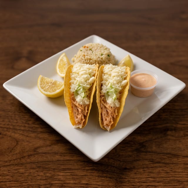 Chicken or Beef Hard Taco.