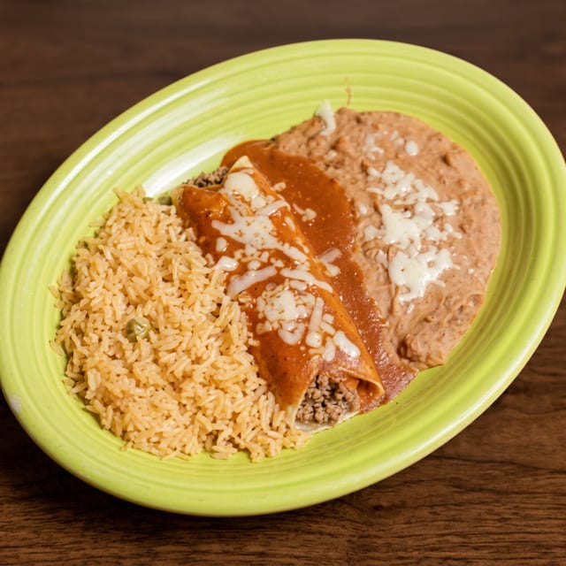 5. Burrito, Taco, & Rice.